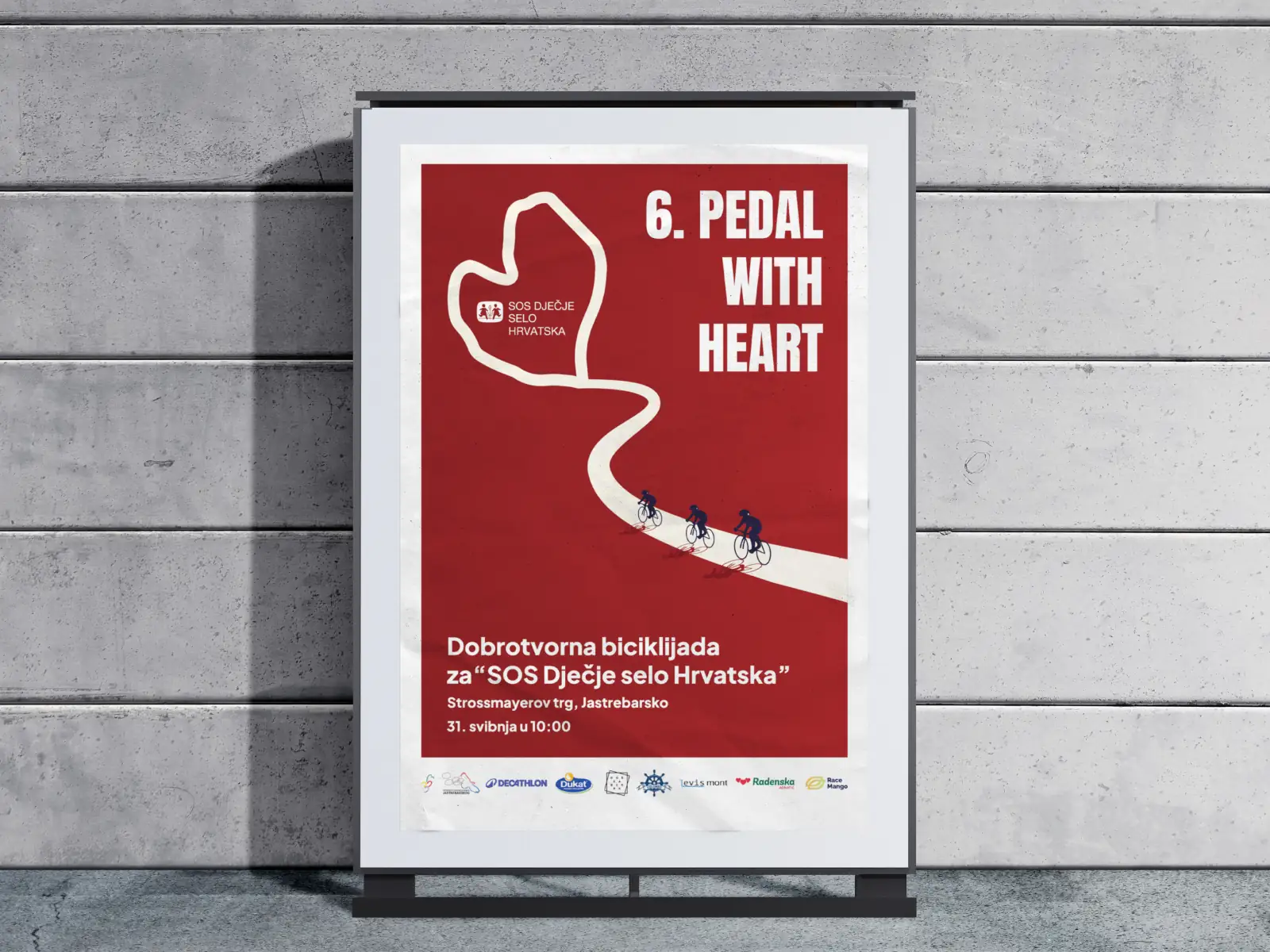 Pedal with Heart vizualni identitet biciklijade