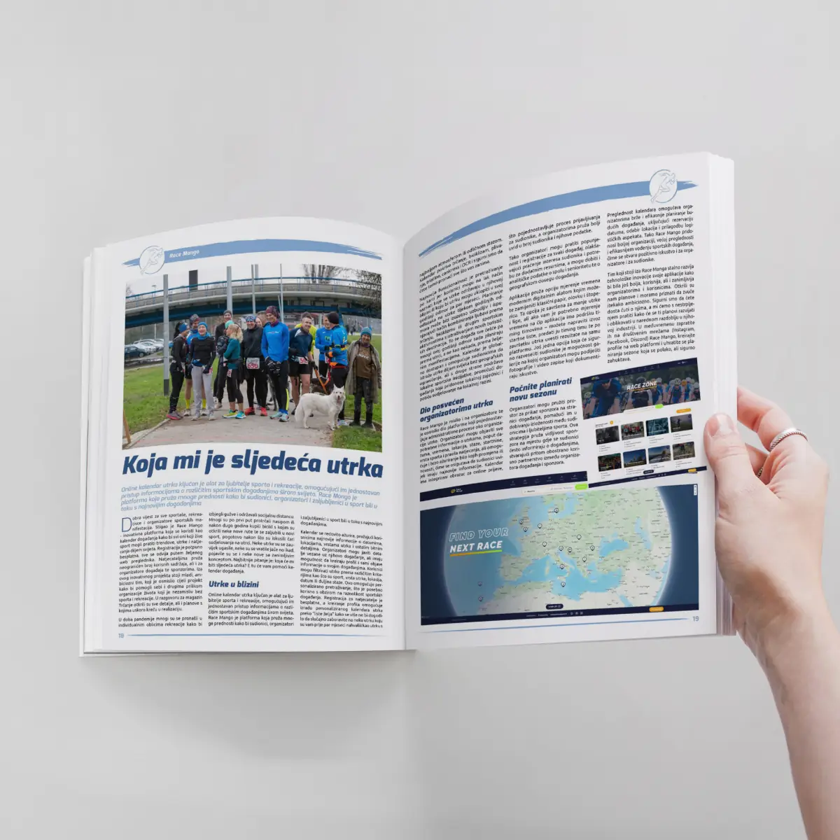 Race Mango objava o člancima u Magazinu Trčanje