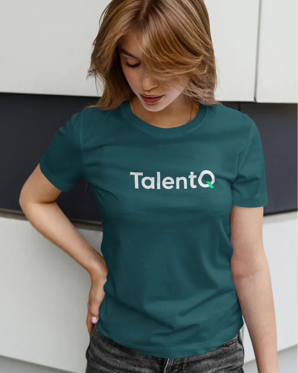 TalentQ T-shirt with the Q symbol