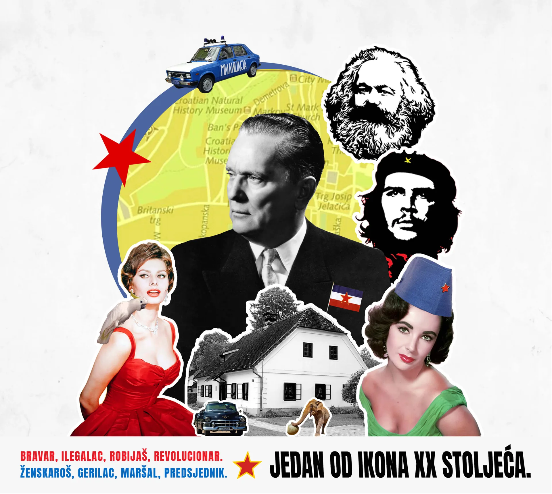 Objave Walk with Tito za društvene mreže